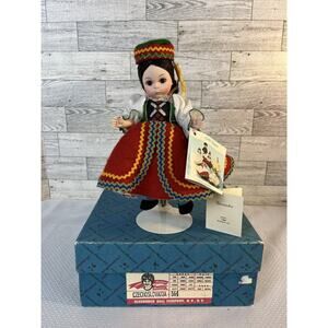 Vintage Madame Alexander 8" International Doll CZECHOSLOVAKIA #564 Box Hand Tag